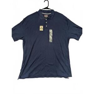 Beverly Hills Polo Club Heritage Polo Shirt Modern Fit Men XL Navy Cotton